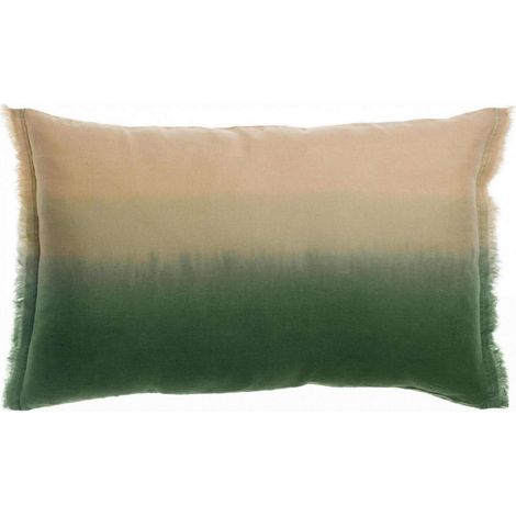 VIVARAISE - Coussin Zeff Shade en lin vert sauge - 40 x 65 cm (1/4)