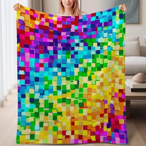 Couverture de lit en polaire chaude, douce et légère, microfibre,6080 pouces (1/4)
