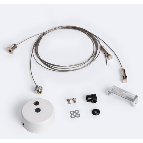 Kit de Suspension pour Barre Linéaire LED 40W 1200mm (UGR19) Utah Suspendu