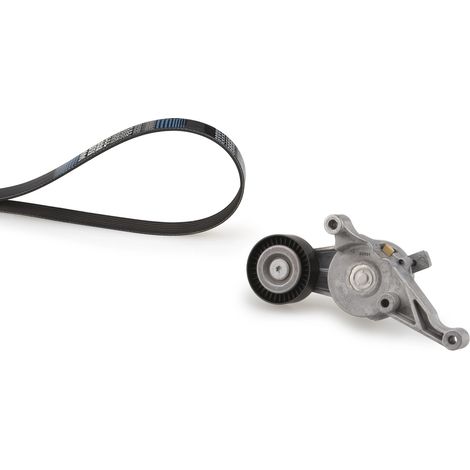 Jeu de courroies trapézoïdales à nervures Gates K026PK948 AUDI