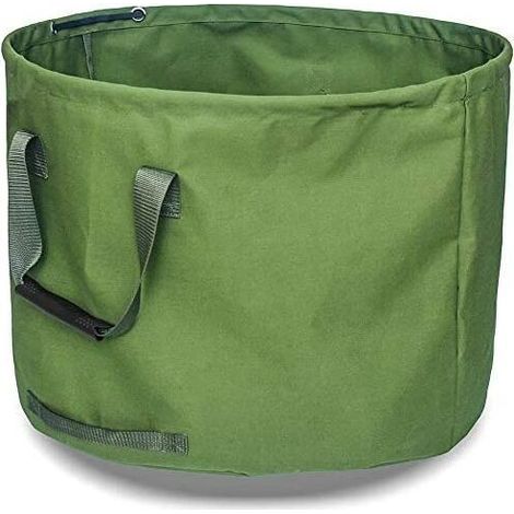 VURAHOME - Extra Large Yard Waste Bag, 32 Gallon Lawn and Reusable Leaf Storage Bag with Two Handles, Green, 1 Piece (1/5)