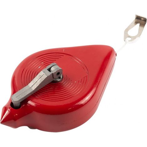 Taliaplast – Cordeau à tracer métal rouge 30 mètres – Fil tressé 1 mm pour traçage précis – Pour chantiers humides et terrains accidentés (1/4)