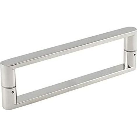 Poignée de porte de douche, barre d'appui coulissante en acier inoxydable, poignée de porte de salle de bain en verre, kit de remplacement pour cabine de douche (taille : 200 mm) (1/2)