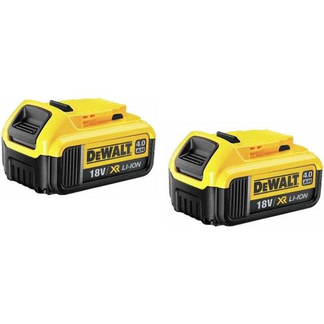 Batterie pour outil sans fil 18V XR Li-Ion 4,0 Ah - DEWALT DCB182M2