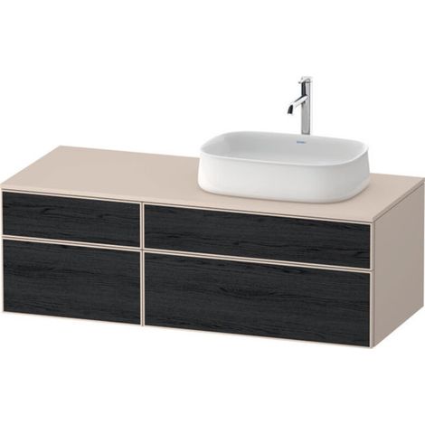Duravit Zencha Konsolenwaschtischunterbau, 1300x550mm, 2 Auszüge, (1/2)