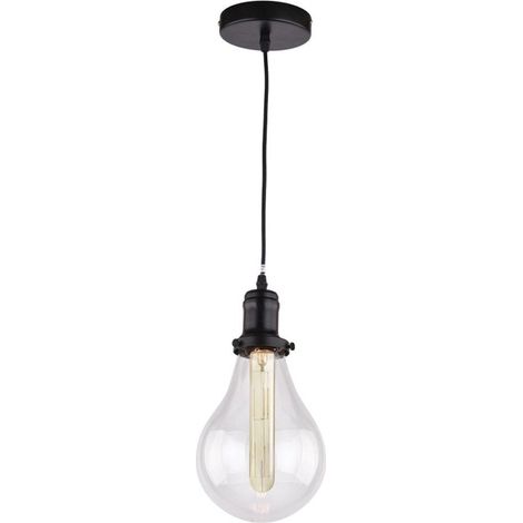 Lampada da soffitto BULB VINTAGE nero opaco CR 99-717-27-180