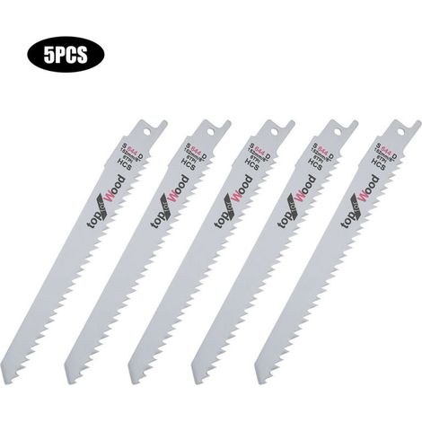 5-teiliges Säbelsägeblatt-Set für Metall und Holz, Elektrowerkzeugzubehör S644D 150 mm