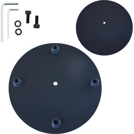 Socle pour ruban LED DNA MBP1 pour installation verticale, rond en acier, pieds antidérapants 20 x 20 x 0,3 cm (1/4)