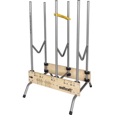 wolfcraft - Chevalet de Tronçonnage Pliable et Mobile - Charge Max. 150 kg - réf. 5121000