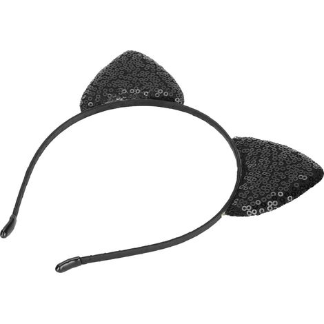 Wendbares Glitzer-Haarband mit Katzenohren – Funkelndes Haaraccessoire für Damen (1/5)