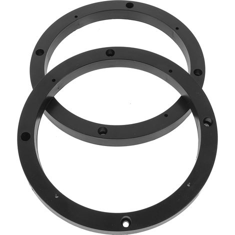 Bagues D'espacement Noir pour Haut-parleurs de Voiture en Plastique 2pcs 6,5 Pouces pour Installation Porte Voiture Système Audio (1/5)