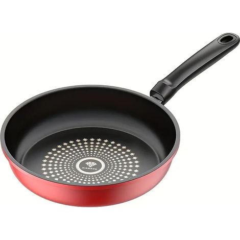 Poêle à frire en fonte antiadhésive 26 cm (10,24 pouces) compatible induction gaz lave-vaisselle pour œufs steaks crêpes brunch sans couvercle (1/3)