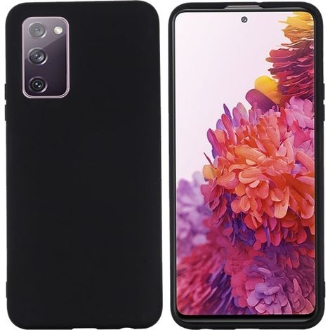 Cover in silicone liquido per Samsung Galaxy S20 FE - nera