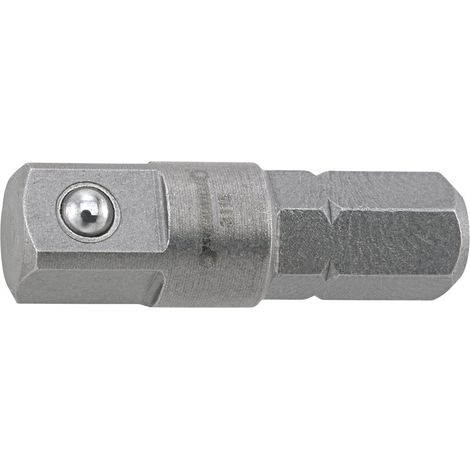 Stahlwille Bit-Verbindungsteil, handbetätigt 6kant 1/4 Außen-4kant 1/4 L.25mm