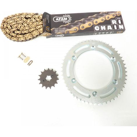 AFAM-Kettenkit für Motorrad Kawasaki 125 KDX B6 1990 bis 1999 (1/4)