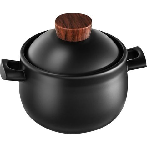 Keramik Kochtopf 1 8l mit Deckel Multifunktionaler Küchen (1/5)