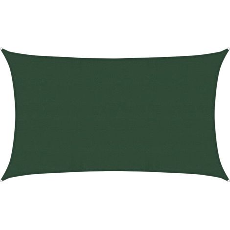 Maison Exclusive - Vela Parasole 160 g/m² Verde Scuro 5x8 m in HDPE (1/5)