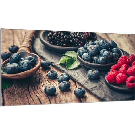 Protezione per piano cottura in vetro 90x52 Frutta (1/5)