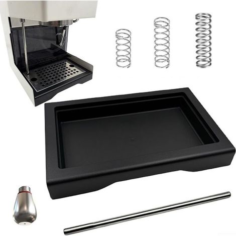 Ensemble de bac anti-gouttes Gaggia Classic pour machine à café Gaggia : bac anti-gouttes, boîte à eau réduite, buse à ressort pressurisée, plateau d'eau, accessoires modifiés (6 pièces). (1/5)