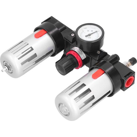 Ensemble Filtre Régulateur Lubrificateur Pneumatique PT 1/2 BC4000 pour Compresseur d'Air (1/5)
