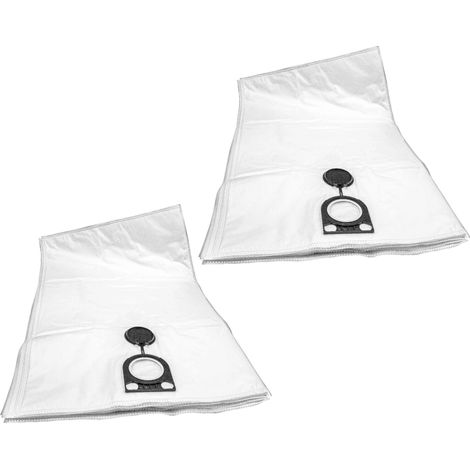 vhbw 10x Staubbeutel kompatibel mit Bomann BS 981 CB, BS 982 CB Staubsauger - Mikrovlies, 50cm x 33cm Weiß (1/2)