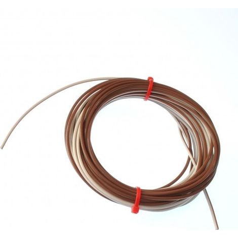 Câble pour thermocouple type T RS PRO, 10m, Non blindé, temp. max. 260°C, gaine PTFE ( Prix pour 1 )