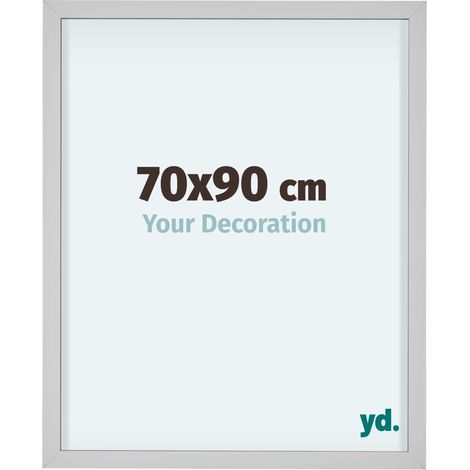 yd. - Cadre photo 70x90 - Blanc - Aluminium - Virginia (1/5)