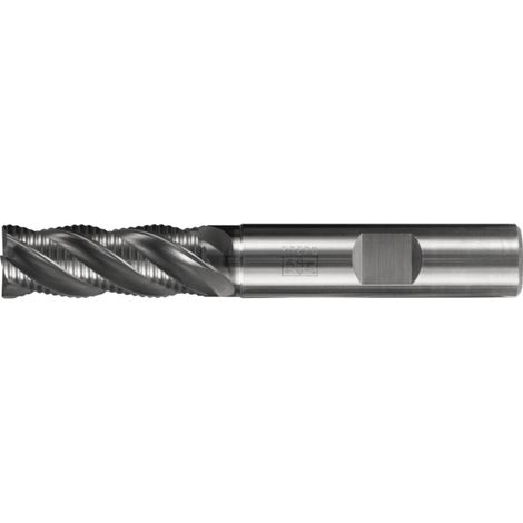 PFERD TOOLS VHM-Fräser Ø20mm, 4 Schneiden, mit Schruppverzahnung, 2xDC, Fase 0,6mm, AlCrN beschichtet, Schaft HB, Universal