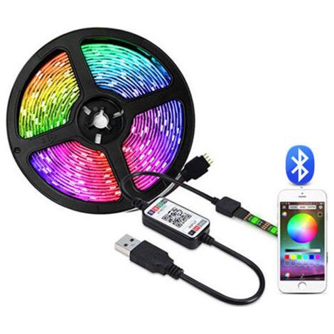 LED ambient light with USB bluetooth APP background light decorative light 1 meter 30 lights (1/5)