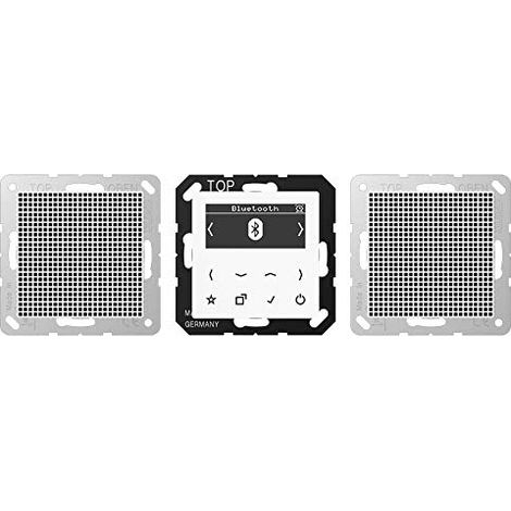 JUNG DABA2BTWW SMART RADIO DAB+ MIT BLUETOOTH - SET ST, ALPINWEIß