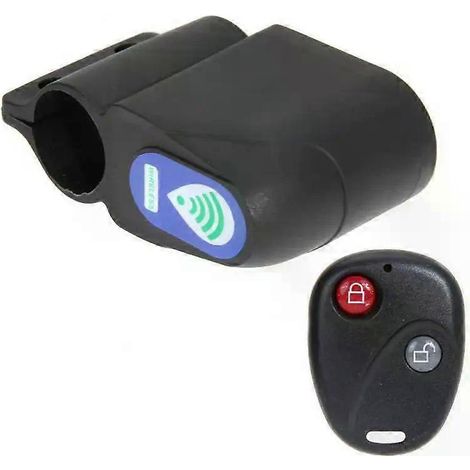 Antivol de sécurité pour vélo avec télécommande sans fil, alarme de vibration, antivol à code pour moto électrique, antivol à chaîne pour vélo, accès vélo (1/5)