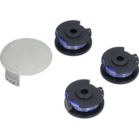 0.065in Kit bobines et capuchon fil coupe-herbe rechange pour Ryobi One Plus AC14RL3A 18V 24V 40V (1/5)