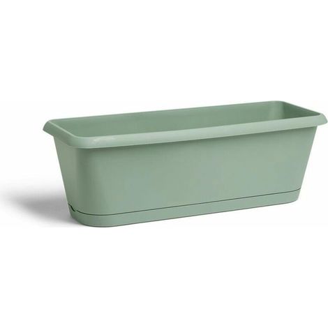 Jardinière CHORUS Vert laurier, 58,8 x 18,8 x 16,1 cm, 11,6 L -
