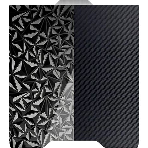 Piastra di costruzione in PET PEO compatibile con la stampante 3D CREALITY SPARKX I7, 267 x 301 mm, bifacciale, in fibra di carbonio liscia e in foglio. (1/5)