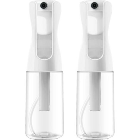 Lot de 2 flacons vaporisateurs vides de 200 ml Vaporisateur à brume fine pour coiffure, plantes, nettoyage et soins de la peau (1/5)