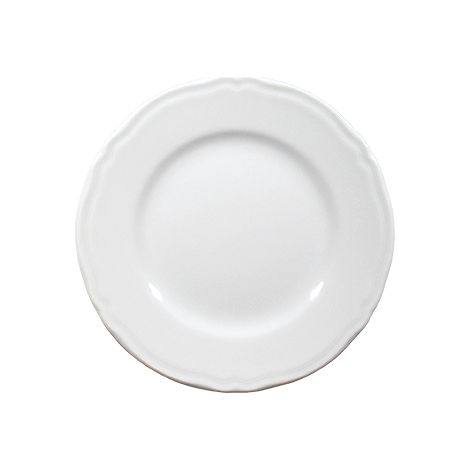 Saturnia Piatto Piano D 21 Cm H 2 Cm Porcellana Praga Bianco