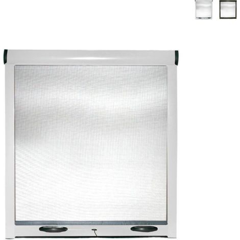 EASY UP Reduzierbares Insektenschutzrollo für vertikales Fenster Weiß 80x170 cm (1/5)