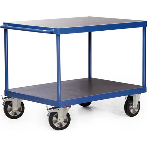 Bako Logistiksysteme Tischwagen R1200 mit 2 Ladeflächen und Schiebegriff 1200kg Tragkraft 2000x800mm