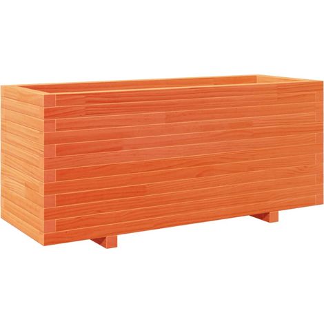 Maison Exclusive - Fioriera Giardino Marrone Cera 110x40x49,5 Legno Massello Pino