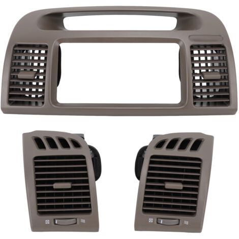 Panneau de sortie de climatisation central, façade avant de la radio, moulure de plateau, grille de sortie d'air de remplacement pour Toyota Camry XV30 2001 à 2006 (1/5)
