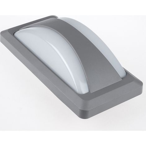 Lampada da muro Led SMD 12W Wall Light IP65 colore grigio V-TAC VT-8058 6000K