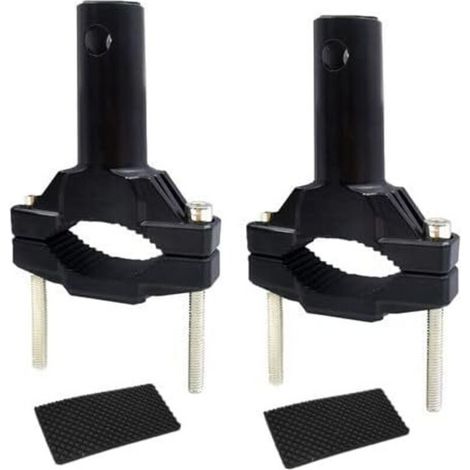 2Pcs Motorcycle Headlight Mounting Brackets 1"/1.5" Adjustable Headlight Mount Holder for 23mm-61mm Tube Diameter