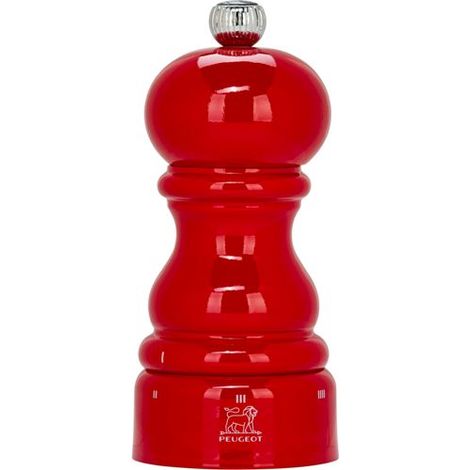 Peugeot Paris Salzmühle 12 cm uSelect Z rot lackiert Holz