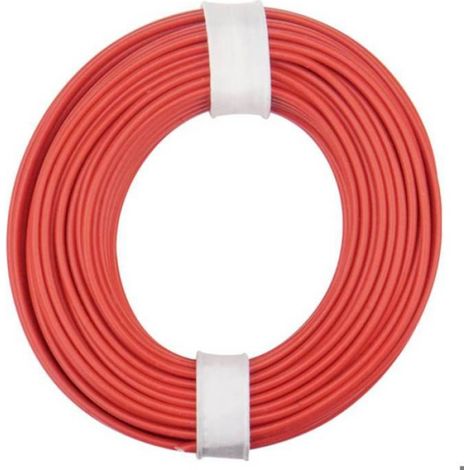 Donau Elektronik 175-010 Fil de câblage LiY 1 x 0.75 mm² rouge 1 pc(s)