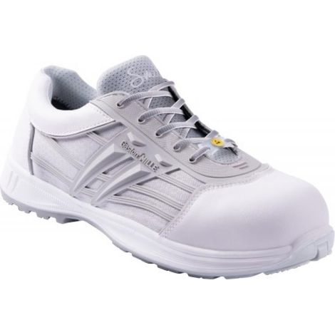 Chaussures de sécurité basses blanches Titania S3 SRA pointure 42 - Gaston Mille (1/2)