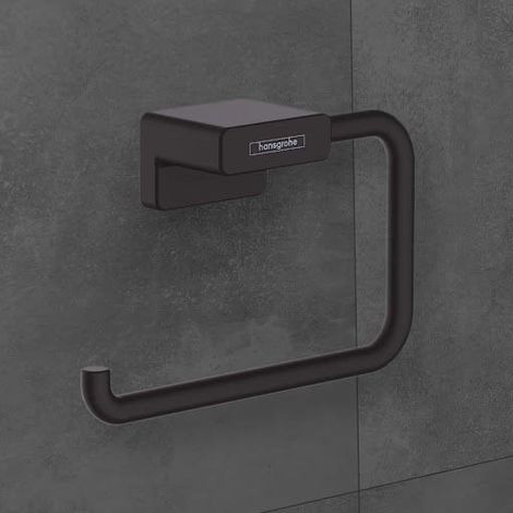 hansgrohe AddStoris Toilet Roll Holder Matt Black - 41771670 (1/3)