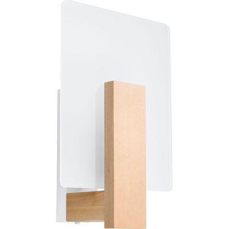 LAPPO wall lamp in natural wood (1/5)