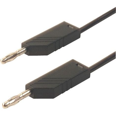 SKS Hirschmann MLN 200/2,5 cable de medida negro 2 metros