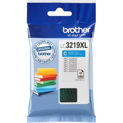 Tinta original brother lc3219xlc cian 16.5ml