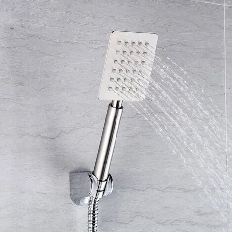 Pommeau de douche à main en acier inoxydable SUS304, pommeau de douche à main, NICKEL satiné brossé (1/5)